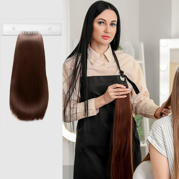 COMPUKAS  1 Set U Shaped Acrylic Hair Extension Hanger Styling Storage Rack for Home Salon