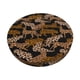thumbnail image 1 of Balery Leopard Print Fundas de asiento para taburete de bar redondo de tela de terciopelo ajustables que protegen de arañazos y manchas para sillas de 14 a 17 pulgadas.-13 inch, 1 of 7
