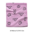 thumbnail image 3 of Linnome Easter Bunny Jacquards Towel Thick Pure Cottons Yarn Dyed Soft For Bathing And Face Washing, 3 of 6