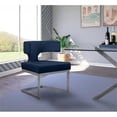 thumbnail image 2 of Meridian Furniture Alexandra Velvet Dining Chair, Navy (Set of 1), 2 of 6