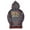 Charcoal/Red, variant on AACA Central State University Men's Charcoal HBCU Pullover Hoodie with Striped Ribbing and Contrast Stitching