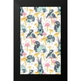 thumbnail image 2 of Popp, Grace 12x18 Black Modern Framed Museum Art Print Titled - Flower Children Collection E, 2 of 5