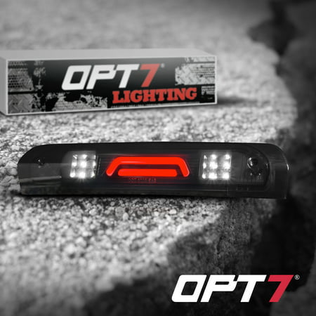 OPT7 02-09 For Dodge Ram LED 3rd Brake Light Cargo Light Upgrade- Tube/Smoked housing Runner Series-High Power Cree