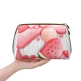 thumbnail image 4 of Gaeub Watercolor Tropical Gnomes Printed Travel Cosmetic Bag,Makeup Bag, Large Capacity Toiletry Bag for Women, Portable Pouch Make Up Organizer with Zipper and Divider, 4 of 8