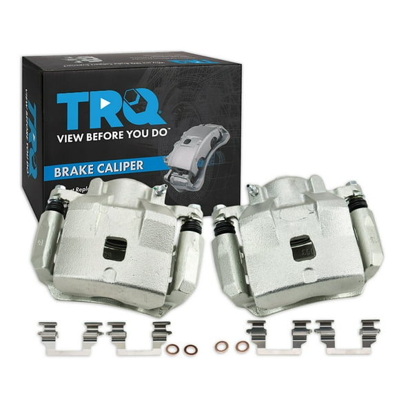 TRQ Front Brake Caliper Set Compatible with 2005-2008 Chevrolet Cobalt 2008-2010 HHR 2007-2009 Pontiac G5 2005 Saturn Ion