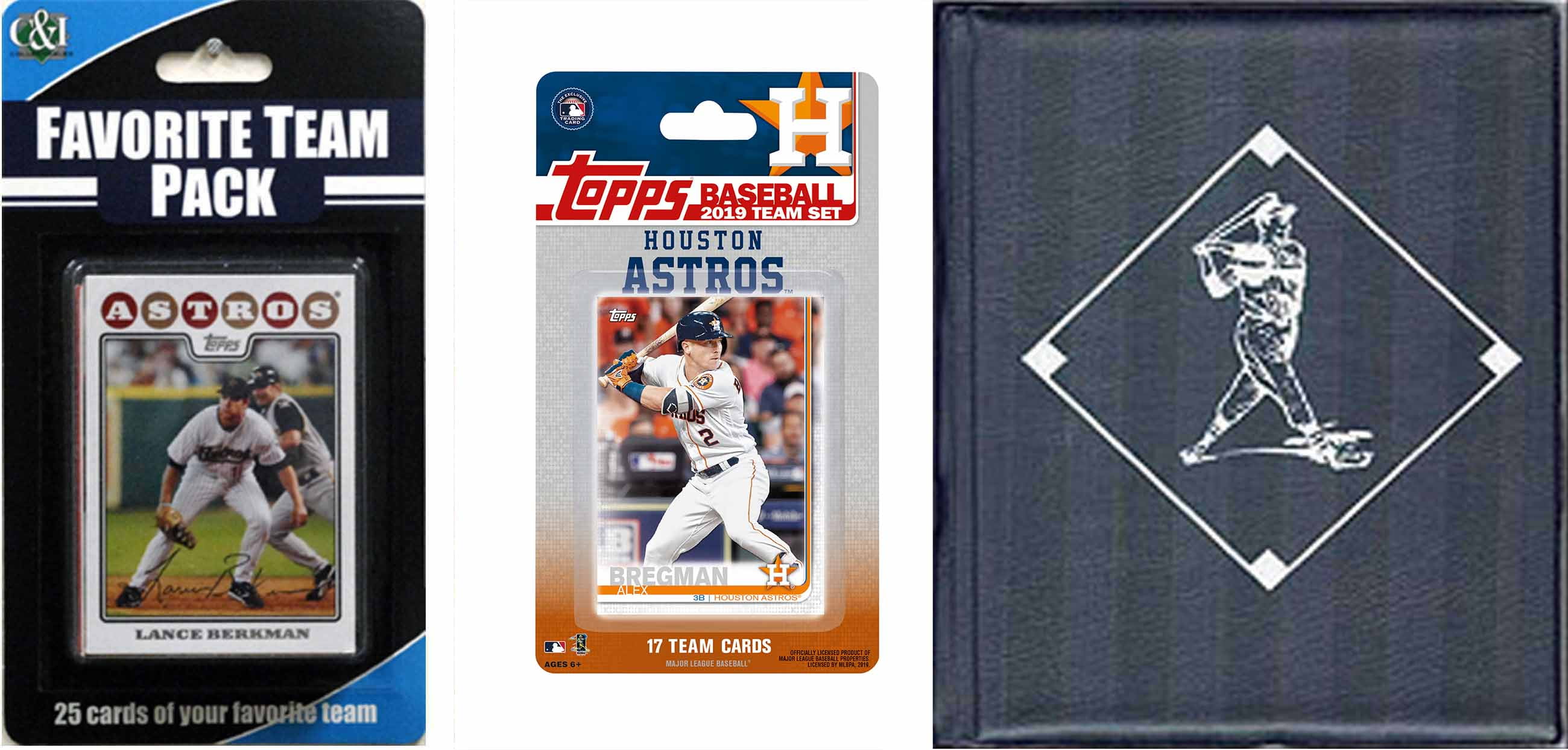 MLB Houston Astros Licensed 2019 Topps® Team Set and Favorite Player Trading Cards Plus Storage