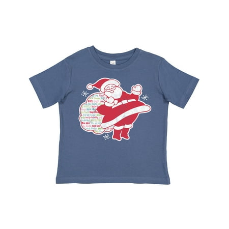 

Inktastic Santa Greetings Boys or Girls Toddler T-Shirt