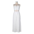 thumbnail image 4 of AURA Women Sleeveless Vest Wide Leg Pants Set Stretch Summer Outfit S-XXL Elegant Suit, 4 of 7