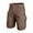 Brown, variant on CHGBMOK Mens Cargo Shorts Big and Tall Short Cargo Pants Knee Lenght Loose Fit Work Shorts
