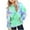 Green, variant on Girls Autumn Winter Print Hoodie Pocket Long Sleeve Sport Sweatshirt Soft Kids Clothes Girls Fashion for Outdoor and School