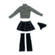 thumbnail image 1 of 1/6 Top de manga larga y falda con calcetines, traje informal de cosplay elegante para figuras de mujer de 12 pulgadas, accesorio de disfraz, 1 of 8
