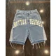 thumbnail image 3 of Pantalones vaqueros holgados estilo retro americano, estilo punk, informales, por encima de la rodilla, para hombres y mujeres, ropa de calle gótica Y2k, pantalones cortos de baloncesto, 3 of 5