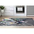 thumbnail image 5 of Abstract Hummingbird Rugs, Bird Rugs, Colorful Rug, Animal Rug, Wedding Rug, Anti-Slip Carpet, Indoor Rug, Customs Rug, Printed Rug, 2.6'x4' - 80x120 cm, 5 of 8