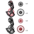 thumbnail image 4 of ZPAQI Bicycle Carbon Fiber Ceramic Rear Derailleur 17T Pulley Guide Wheel Accessories, 4 of 18