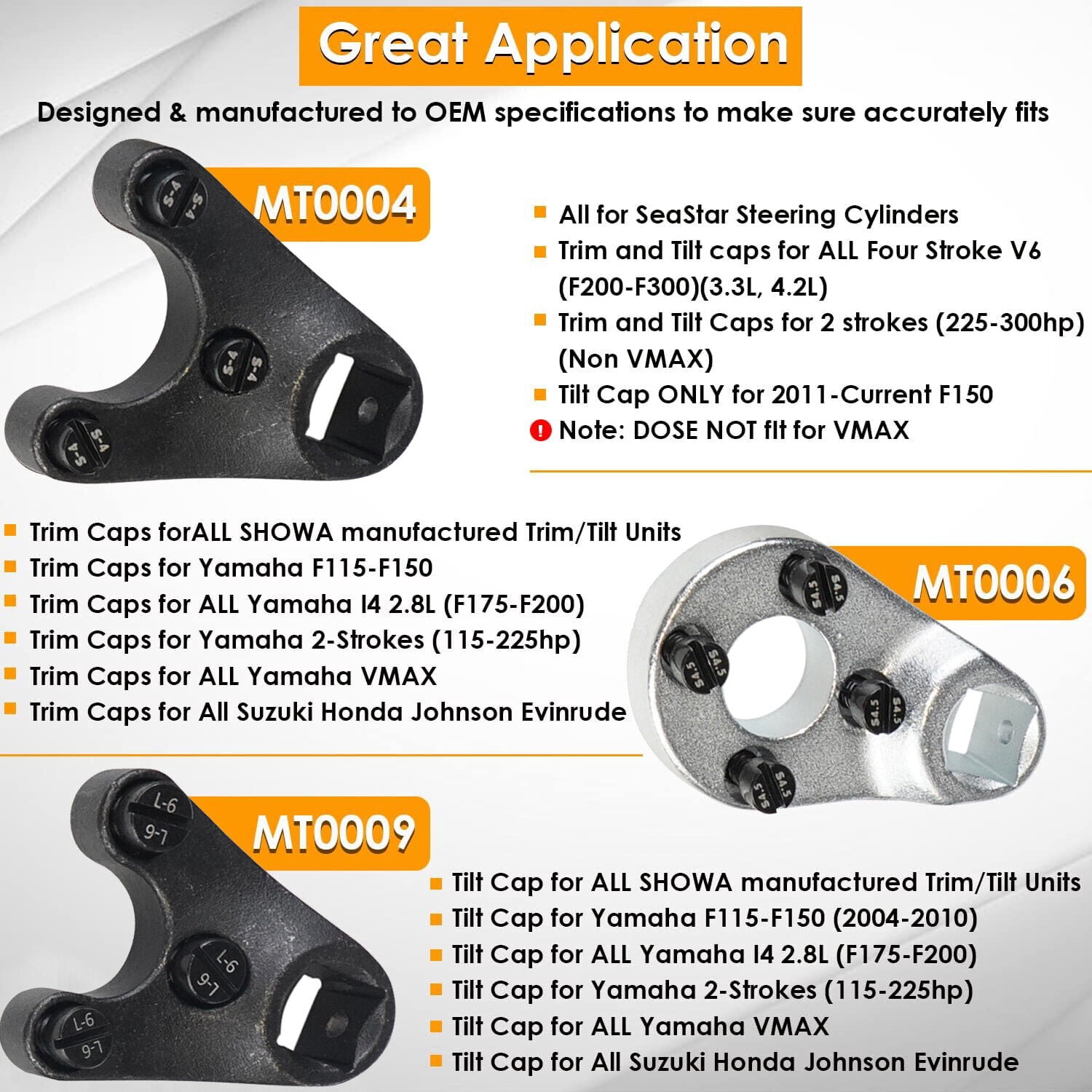 Outboard Trim/Tilt Pin Wrench Tool Set Fits for Yamaha Suzuki Johnson Evinrude