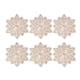 thumbnail image 1 of de 6 alfombrillas antideslizantes con forma de nieve para Gloria Placemats para cenar, 1 of 9