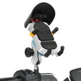 thumbnail image 1 of Motorcycle Phone Mount Holder Waterproof Motorcycle Cell Phone Holder Anti-theft 360 Rotation M8 Screw Mount for 3.5-6.5inch Phone, 1 of 7