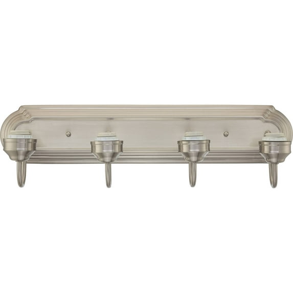 Westinghouse 6301100 Four Light Brushed Nickel Interior Wall Fixture