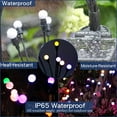 thumbnail image 6 of Rirool 2-Pack Solar Firefly Lights - Outdoor Garden Decor, Wind-Powered & Waterproof, 20 LED Swaying Lights, Multicolo, 6 of 8