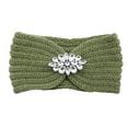 thumbnail image 3 of Xihbxyly Diadema de Invierno, Cálida, Estilo Turbante de Punto, Elegante Diseño de Nudo de Diamantes de Imitación, Moderna y Cómoda, Ideal para Uso Casual o Urbano, Ideal para Fiestas, Bodas y Uso Di, 3 of 3