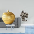 thumbnail image 2 of Figura de búho, escultura de fruta, decoración de resina, estatua de animal artificial, artesanía artística, adecuada para sala de estar, dormitorio,, 2 of 8