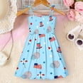 thumbnail image 2 of Bovxnpu Summer Toddler Girls Dresses, Girls Cotton Spaghetti Strap Dresses, Kids Baby Girls Dress Beach Dresses Casual Sleeveless Princess Summer Dress 5 Years, 2 of 5