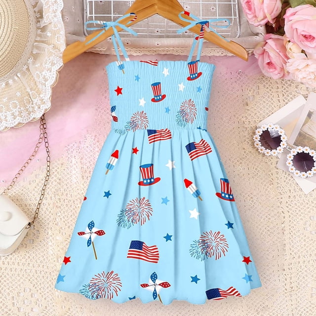 LOVZFMLL Robe Mode Fille 2-9 Ans à Sequins Patchwork Floral Nœud Épaules Dénudées Robe Princesse Sans Manches Col Rond