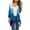 Light Blue, variant on Cardigan for Women's Plus Size Summer Dressy 3/4Sleeve Fashion Comfortable Pockets Printing Cardigan Top Blouse Party Up to 65% off