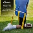thumbnail image 3 of Deluxe Flag Football Game Set: Champion Sports Flag Football Equipment - Game Sets with 5 Blue Flag Football Belts, 5 Yellow Flag Football Belts, 4 Orange Disc Cones and Mesh Carrying Bag, 3 of 7