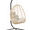 GREY-GREY, variant on LHBcraft Hanging Egg Chair with Stand - 350lbs Capacity, Waterproof PE Rattan, Foldable Seat with Cushion for Outdoor Patio & Indoor Living Room