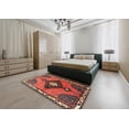 thumbnail image 5 of Ahgly Company Machine Washable Indoor Square Traditional Rust Pink Area Rugs, 7' Square, 5 of 7