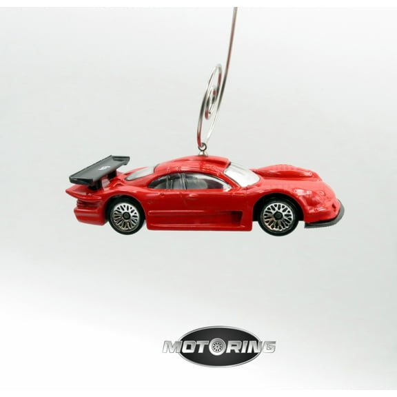 Mercedes CLK-LM Red Car Rare Christmas Ornament Diecast