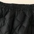 thumbnail image 6 of XPMWRP Windproof Quilted Padded Down Pants for Women Thicken Winter Warm Loose Wide Leg Snow Ski Pants with Pockets Black XXL, 6 of 6