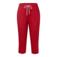 thumbnail image 4 of Women Casual Pants Plus Size Casual Pants With Pockets Soft Stretchy Yoga Trousers For Comfortable Athletic Wear And Everyday, 4 of 8