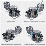 Putikeeg Aluminum Alloy Morse Code Transmitter, Adjustable
