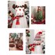 thumbnail image 3 of Cortina hebilla Tieback Advancent Navidad 3D con Santa Claus muñeco de nieve alce, 3 of 6