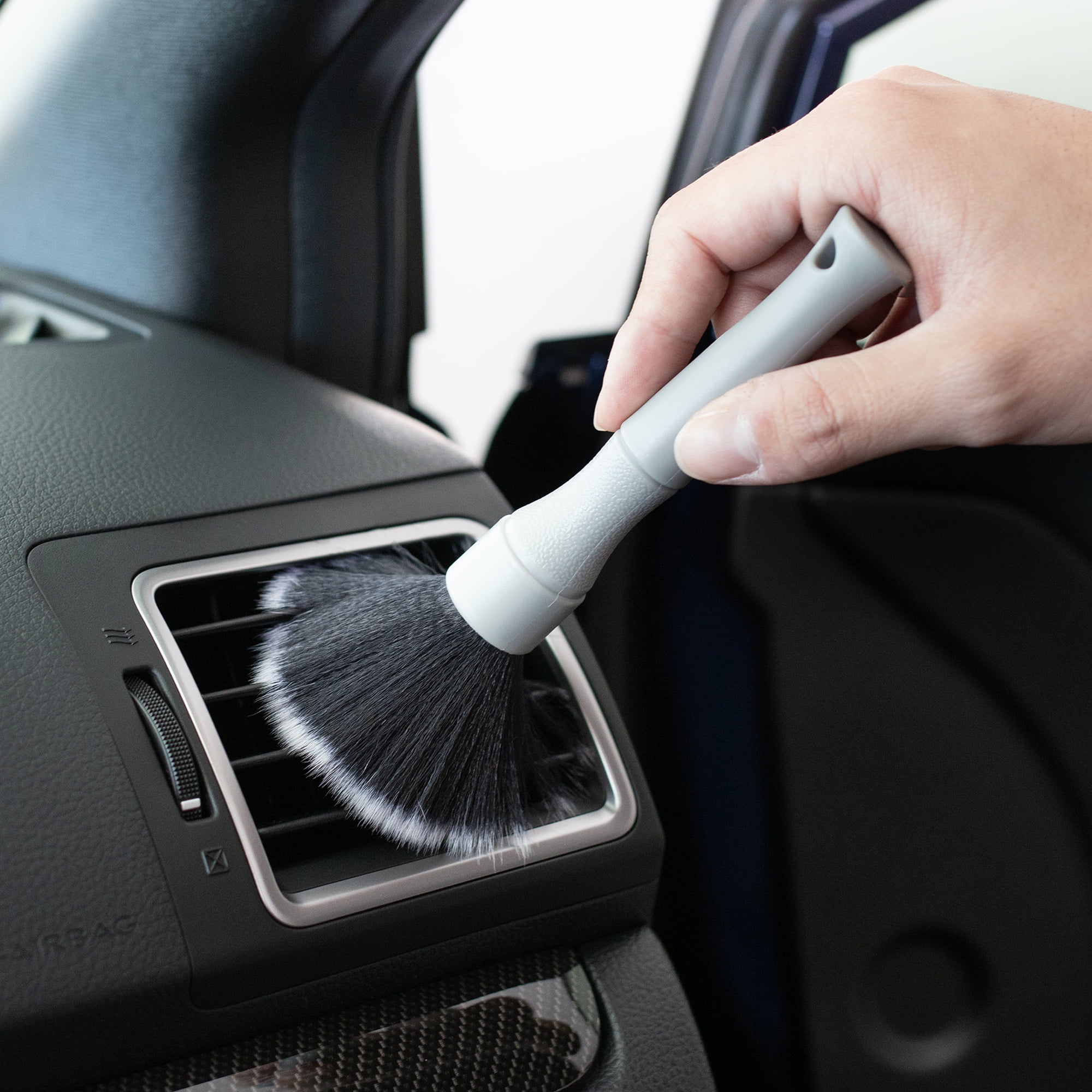 Auto Drive 2-Piece Set Interior & Exterior Car Detailing Brushes