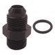 thumbnail image 1 of 2x -6AN a -6 ORB Adaptador de Jefe de Junta Tórica UN ORB NEGRO Cola Adaptador recto 6AN, 1 of 8