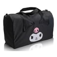 thumbnail image 2 of Sanrio Hello Kitty and Friends Duffle Bag  Lightweight Foldable Travel Duffel Featuring Kuromi & My Melody  Packable Nylon Bag with Shoulder Strap & Luggage Sleeve  18" x 12"  Ages 3+, 2 of 6