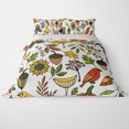 thumbnail image 1 of Floral Fallen Leaves Autumn Pattern Duvet Cover Bedding, 1 of 5