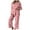 Wine, variant on vigerkar Women Satin Silk Pajamas Set Long Sleeve Button Down Shirt and Pants 2 Piece Pjs Sets Sleepwear (Light Pink, M)