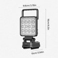 thumbnail image 3 of Heavy dutys LED Light 32W 3000Lumens For DCB206 20V Lithium Batteries for Outdoor Activity Garage Repairs Lighting Multicolor, 3 of 4