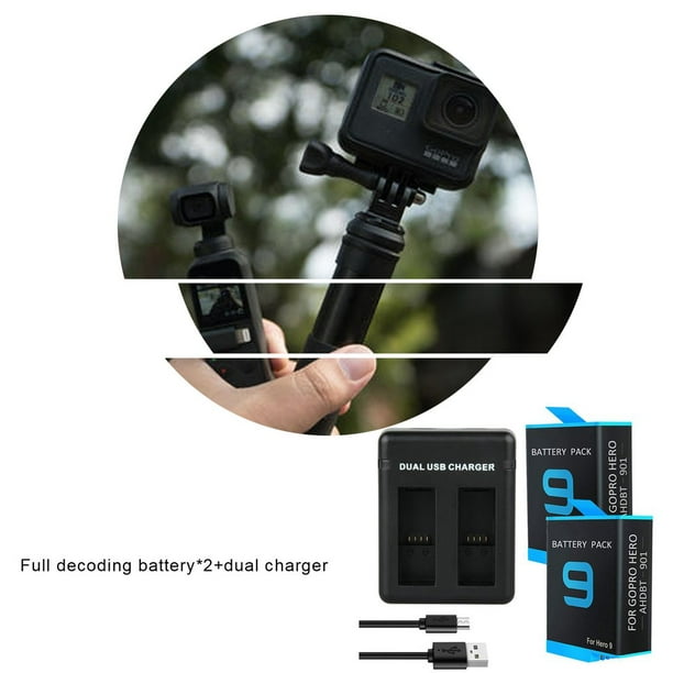 GOPRO - chargeur double + 1x batterie hero 8