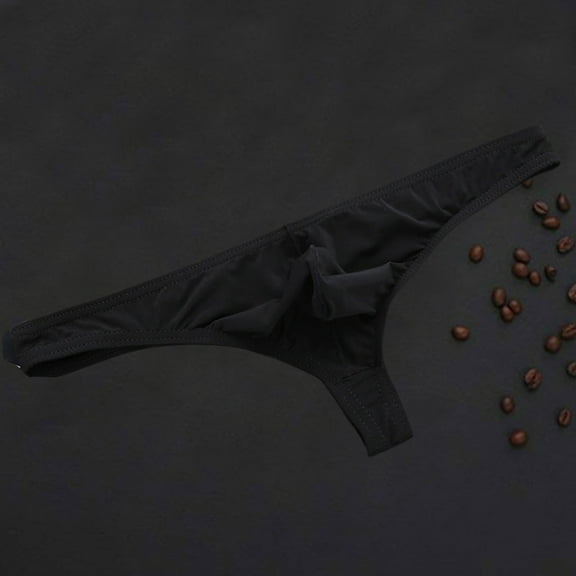 Jwputqe Mens Briefs,Boxer Briefs,Mens Underwear Briefs,Breathable,Fitted,Solid,Elastic Waist,Nylon,Spandex,Black,2XL