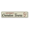 thumbnail image 2 of Garden Tours Novelty Decor, Metal Wall Sign - 4x18 Inches, 2 of 4