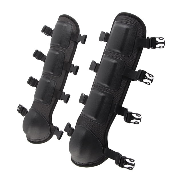 Garden Knee Pads, High Strength Chain Saw Shin Guards Optimal Fit Easy To Remove Ventilation for Bike for Motorcycle