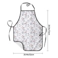 thumbnail image 4 of Fuzoiu Elegant ice skates snowflakes Print Waterproof Apron, Kitchen Apron for Women Men Chef, Apron for Christmas Dinner Party Cooking Baking Crafting House Cleaning Kitchen, 4 of 7