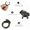thumbnail image 4 of HORIALENCE 5pcs Small Swivel Hooks Strap Zinc Alloy Assorted Color DIY Enthusiasts Travel, 4 of 5