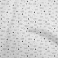 thumbnail image 1 of oneOone Tissu Polyester Spandex Blanc Matériel de Robe Tissu Imprimé Tissu au Mètre 56 Pouces de Large, 1 of 5