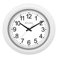 thumbnail image 1 of Reloj de pared Bulova C4865 con visión nocturna y esfera iluminada de 10 cm, color blanco, 1 of 6